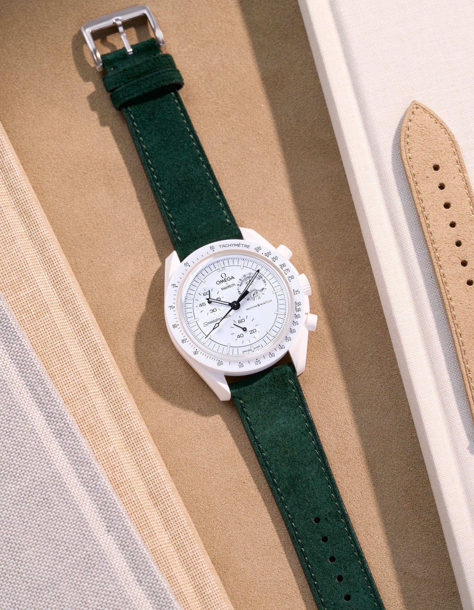 Mission to the Full Moon Moon Phase (Leather Bracelet)