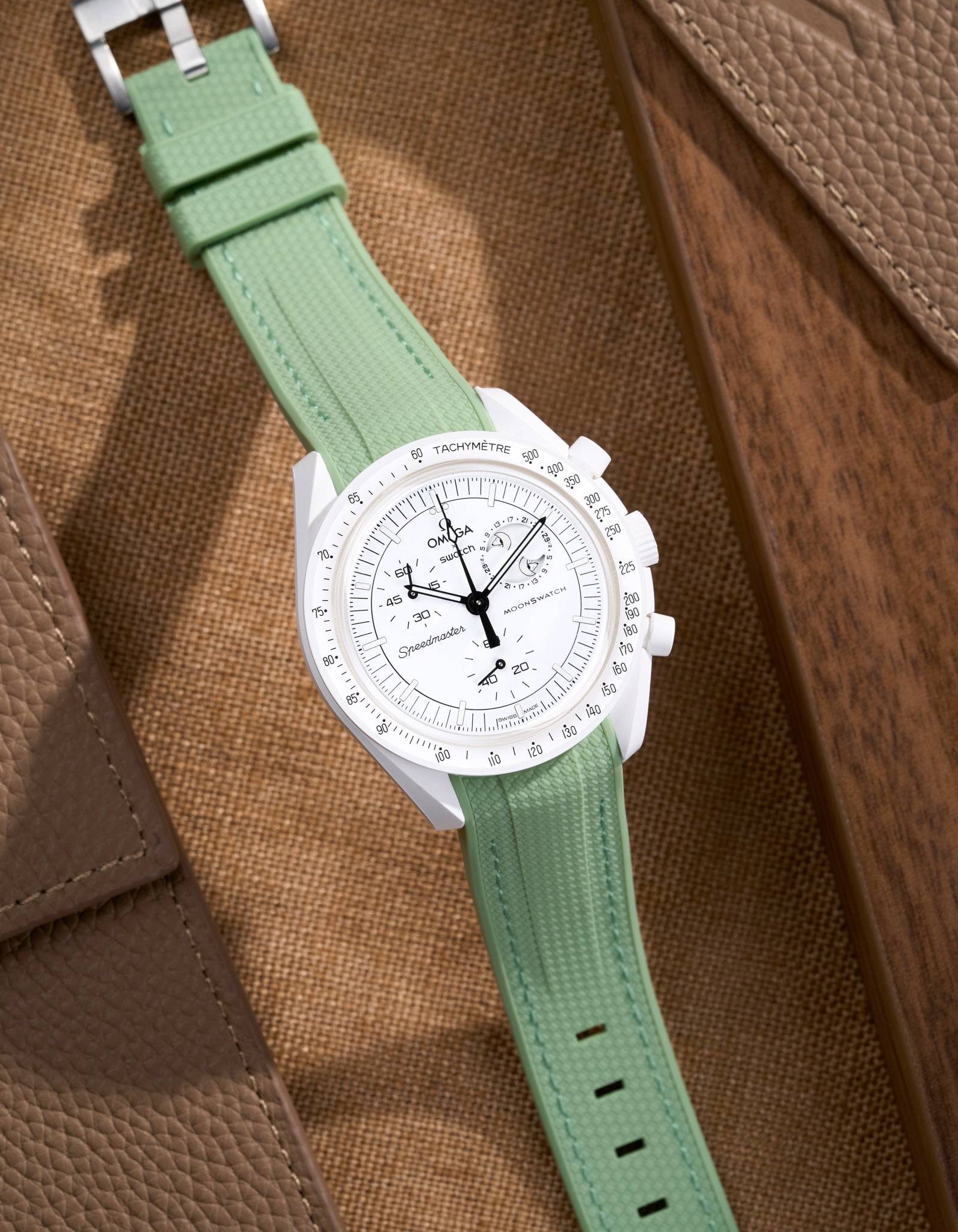 Curved Vertech Rubber Strap - Mint