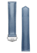 Carrera 39mm Metallic Blue Leather Strap