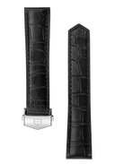 Carrera 39MM Black Alligator Leather Strap