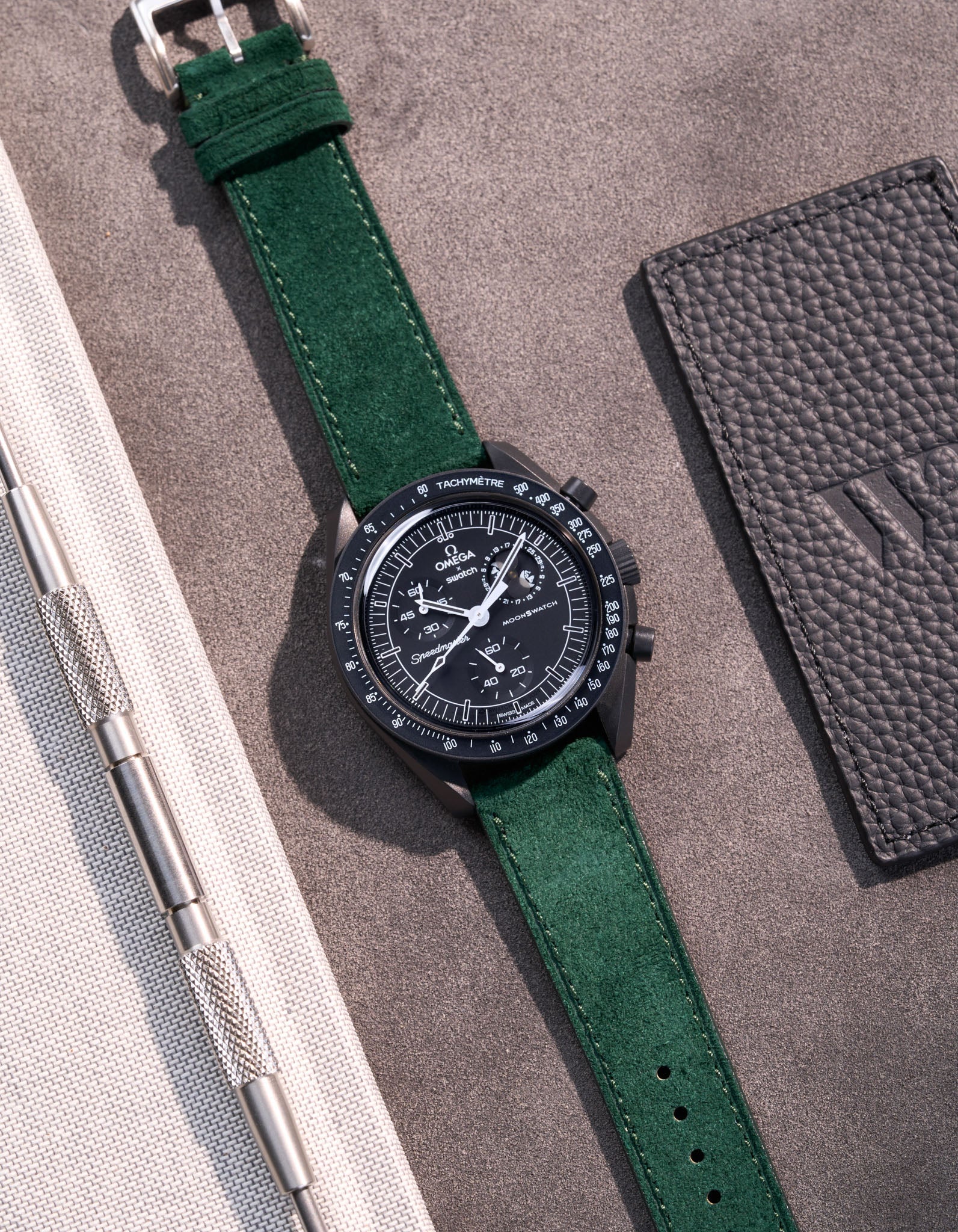Mission to the New Moon Moon Phase (Leather Bracelet)
