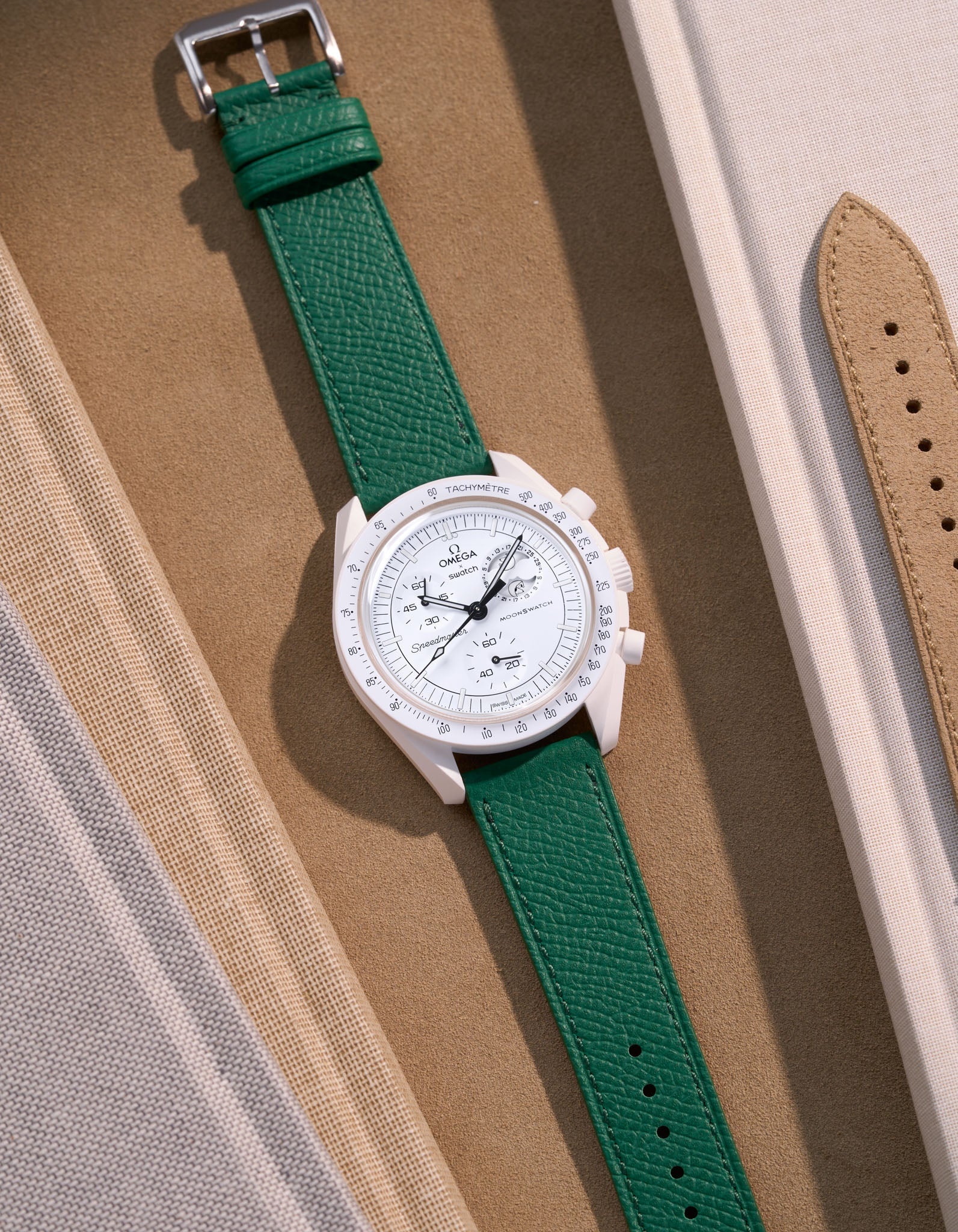 Mission to the Full Moon Moon Phase (Leather Bracelet)