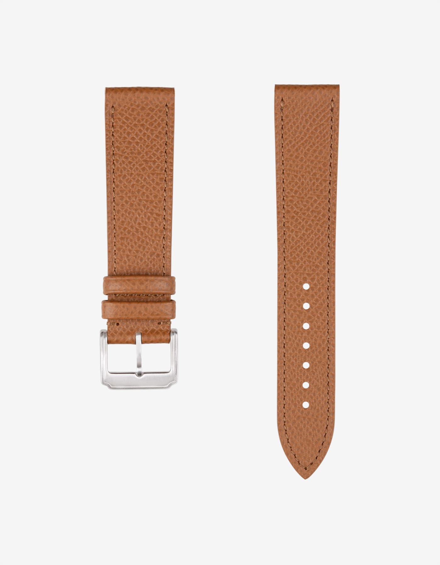 Brown Epsom Leather Strap 17mm-21mm