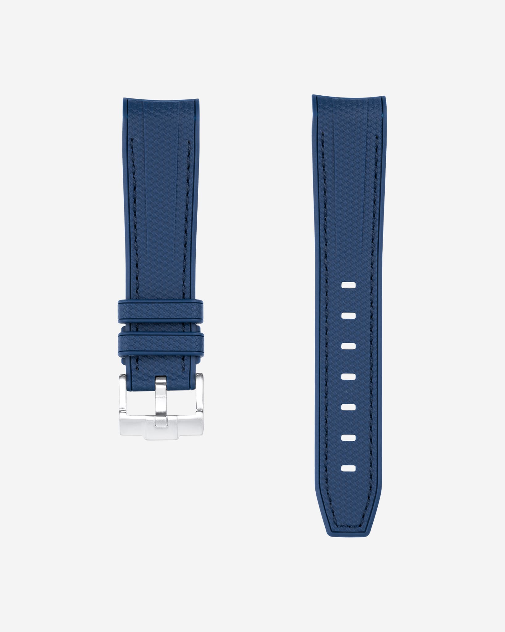 Curved Vertech Rubber Strap - Blue