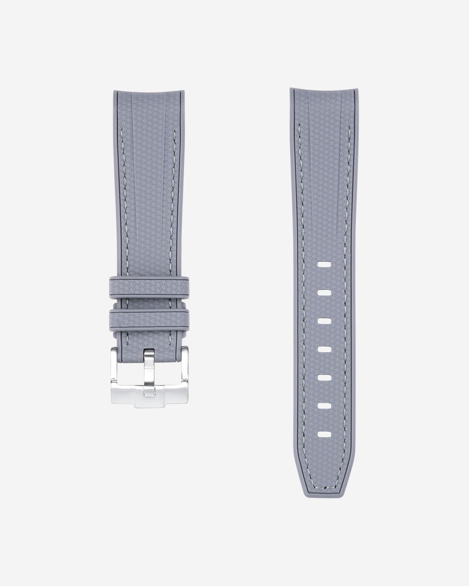 Curved Vertech Rubber Strap - Dark Gray