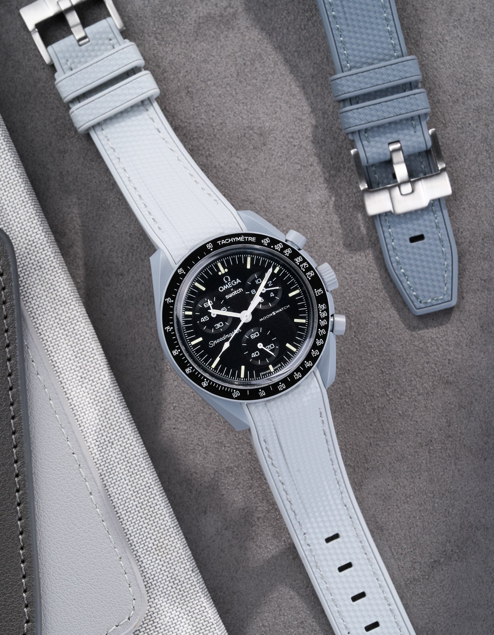 Curved Vertech Rubber Strap - Gray