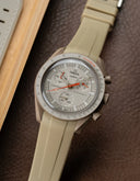 Curved Rubber Strap - Beige - OM Luxury