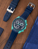 MoonSwatch Mission On Earth - Polar Lights Watch (Rubber Strap)